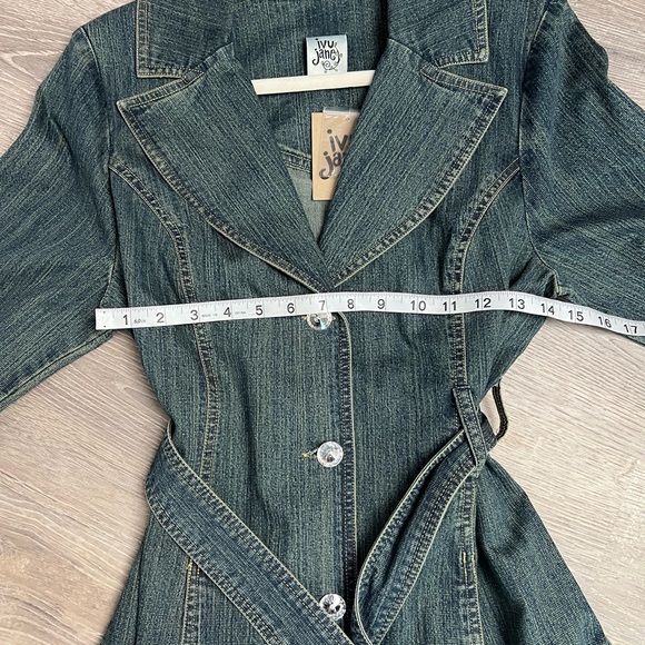 NWT Ivy Jane Gorgeous Jean Jacket with Belt- Medium‎ - Picture 6 of 12